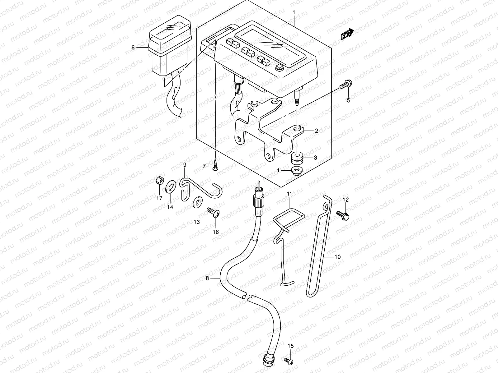 28 - SPEEDOMETER (MODEL K5)