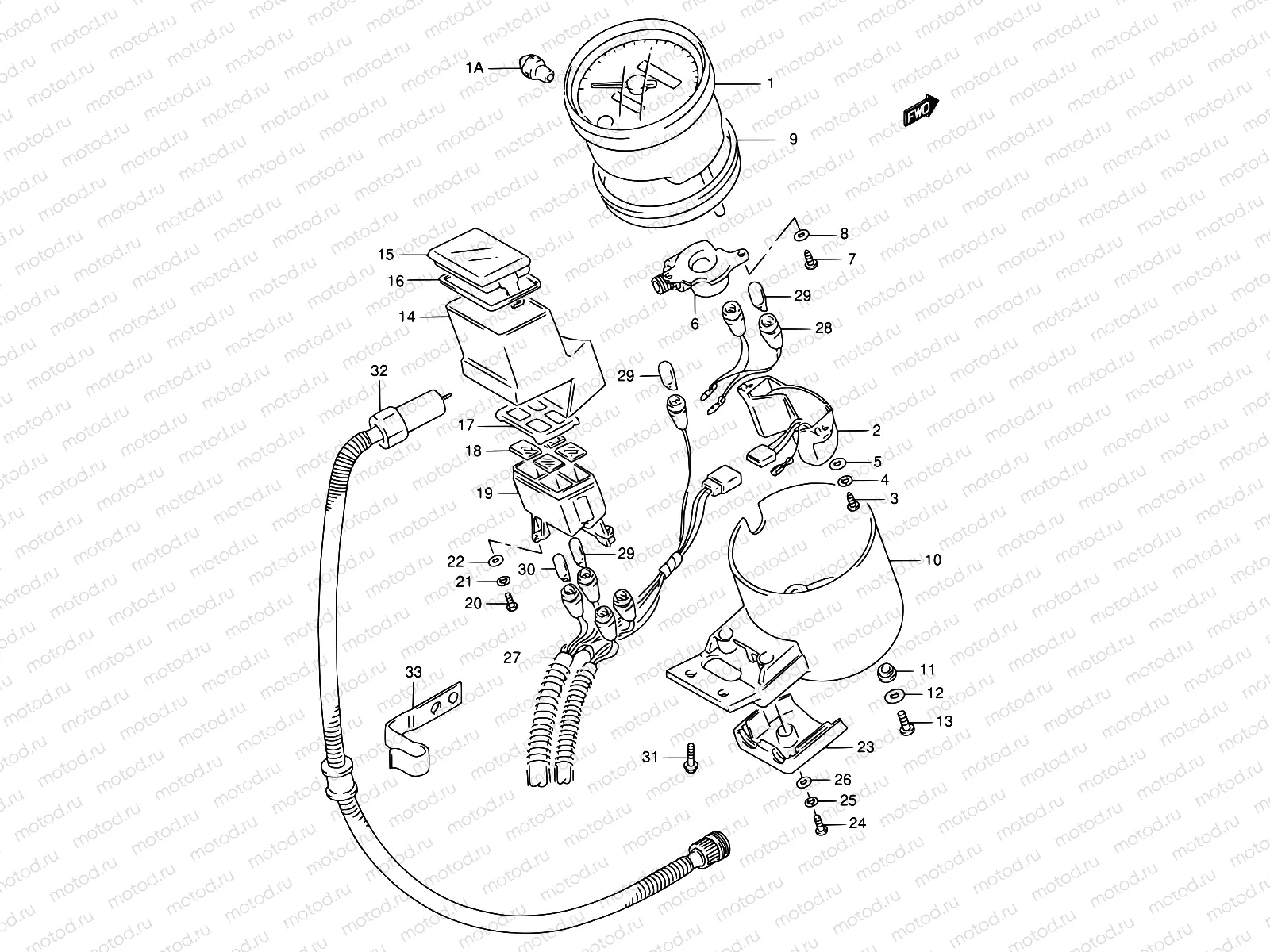 28 - SPEEDOMETER (MODEL S)