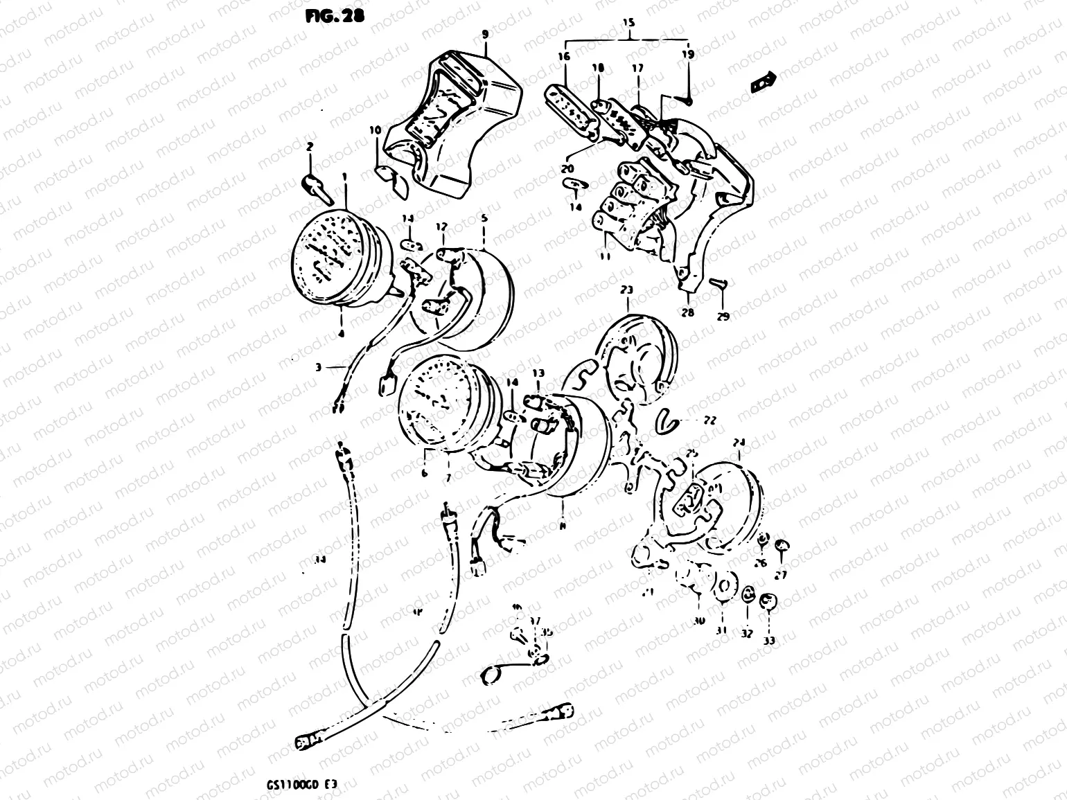 28 - SPEEDOMETER - TACHOMETER