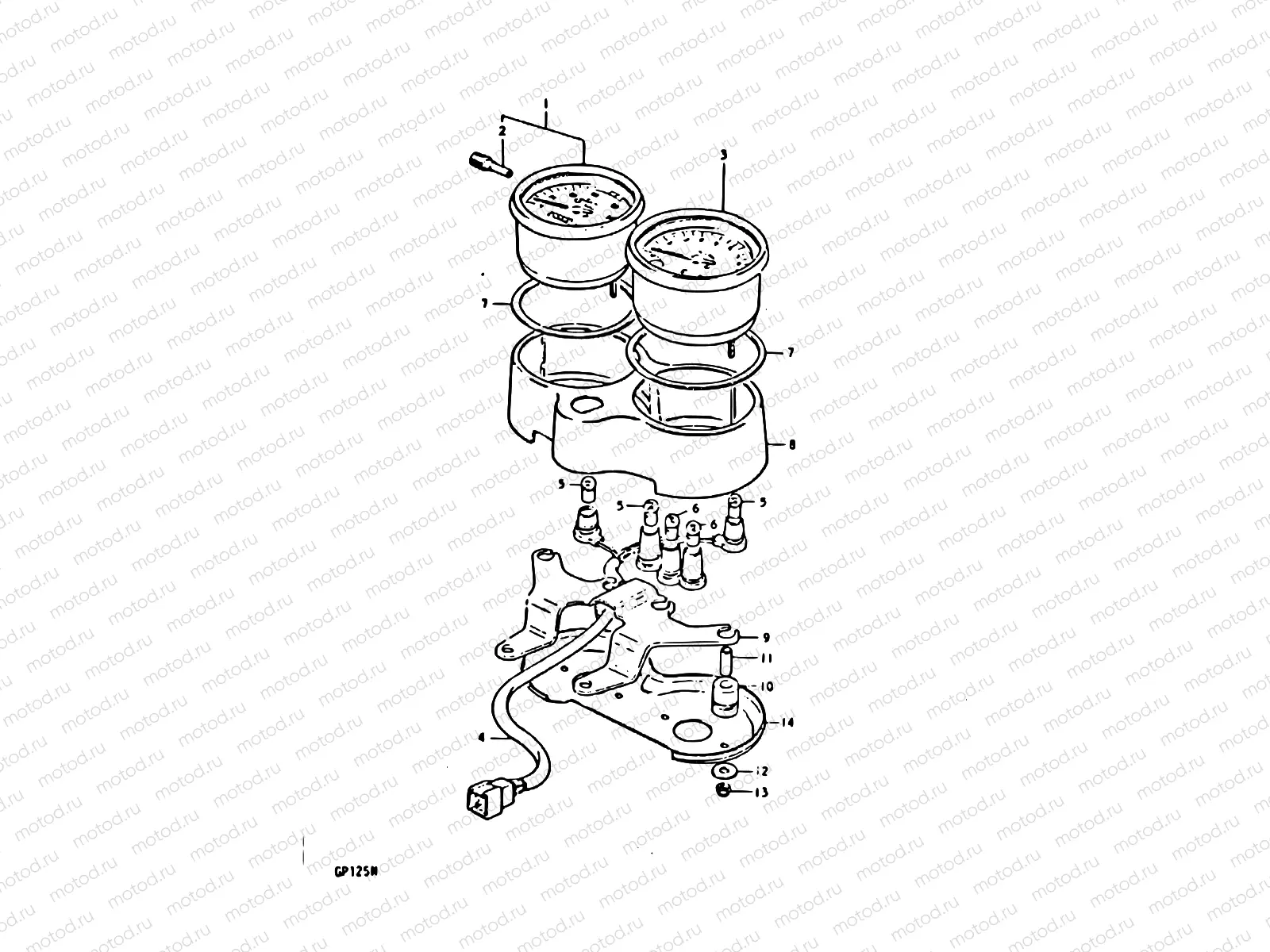 28 - SPEEDOMETER - TACHOMETER (E13, E30)