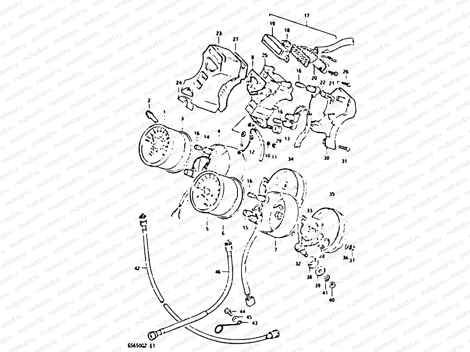 28 - SPEEDOMETER - TACHOMETER (MODEL Z)