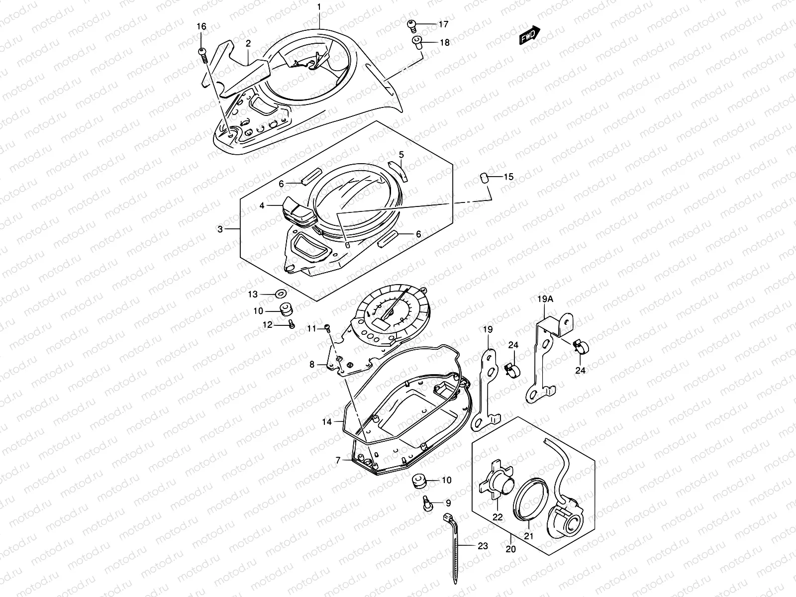 28 - SPEEDOMETER (VL800K1/K2)
