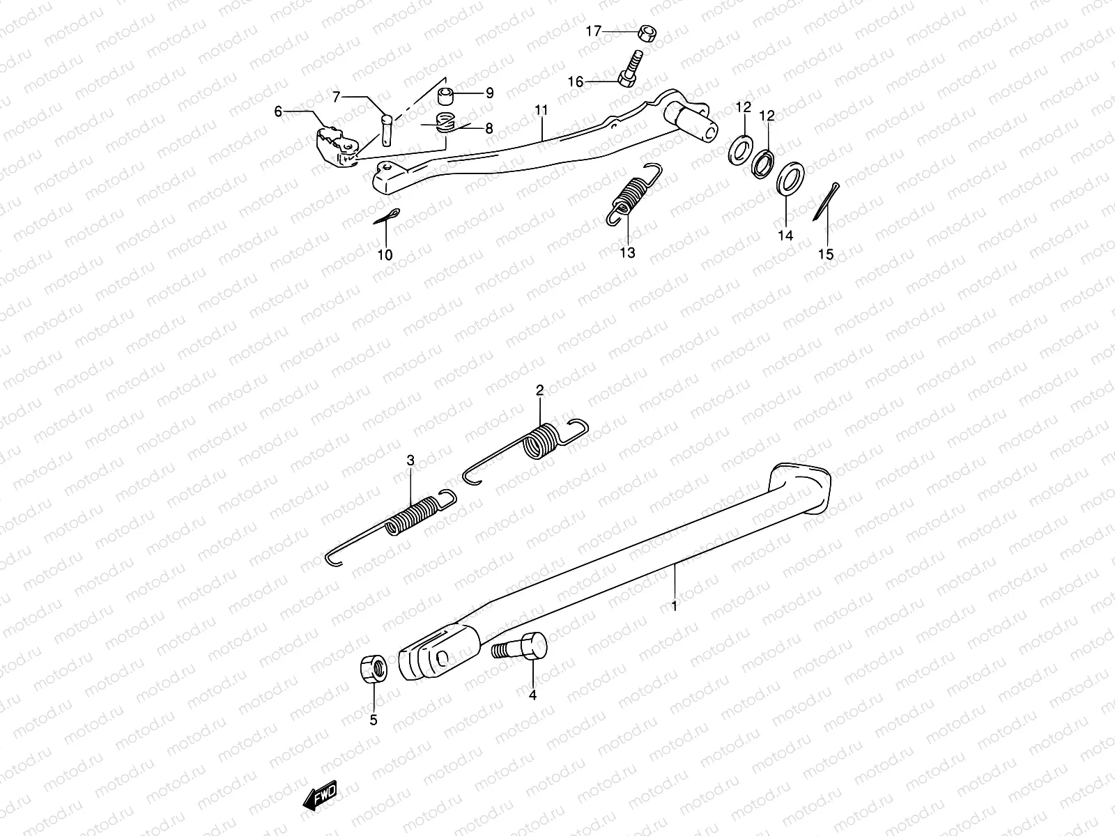 28 - STAND - REAR BRAKE