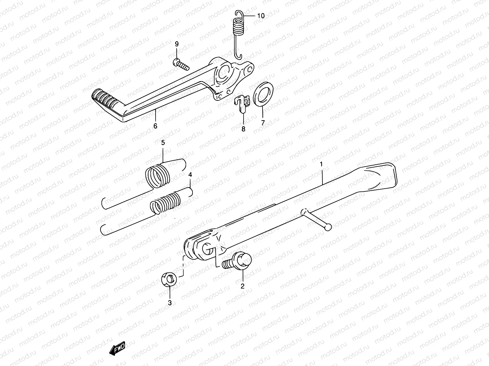 28 - STAND - REAR BRAKE