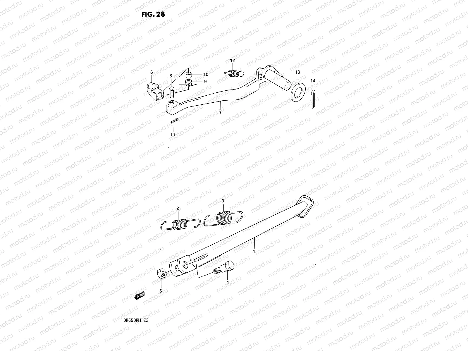 28 - STAND - REAR BRAKE