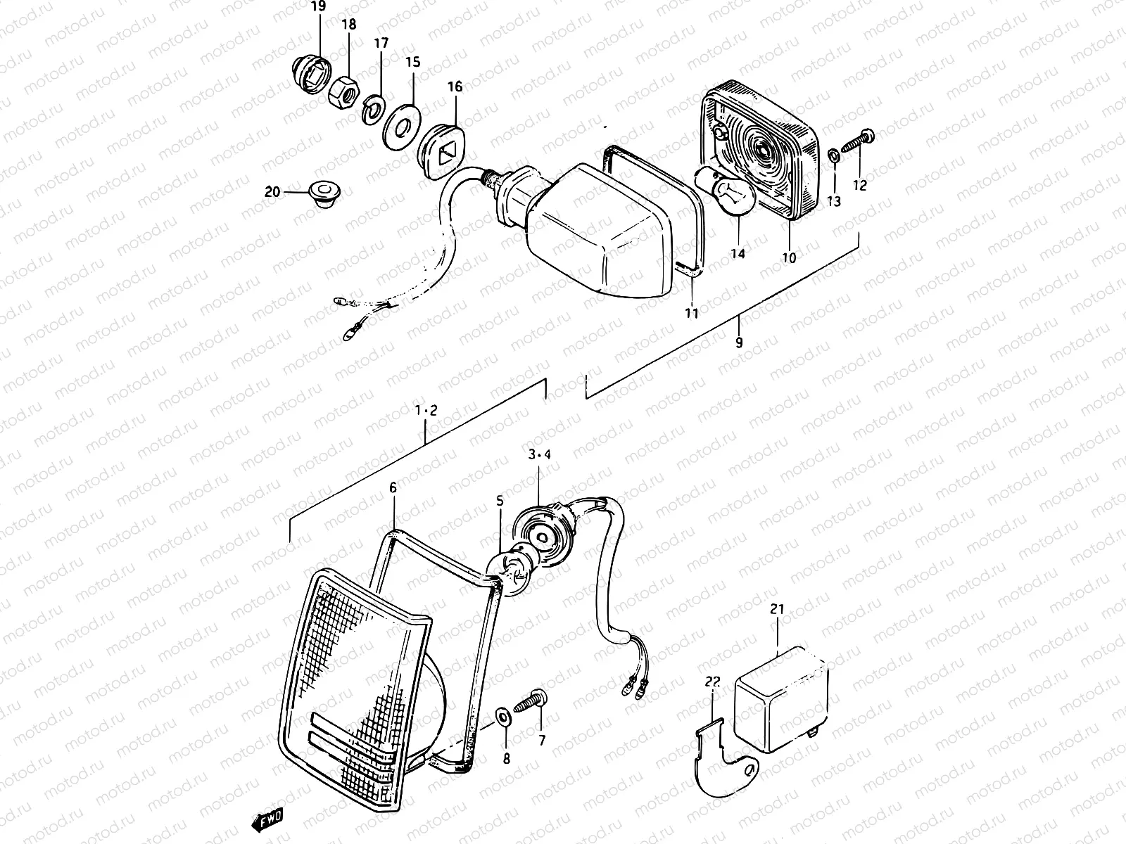 28 - TURN SIGNAL LAMP