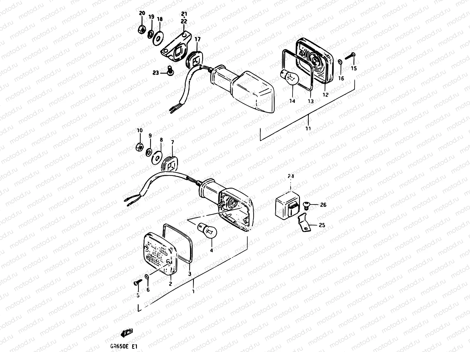 28 - TURN SIGNAL LAMP