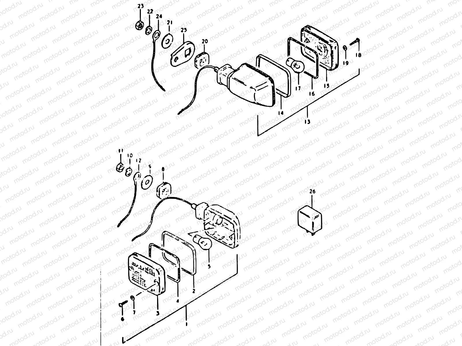 28 - TURN SIGNAL LAMP