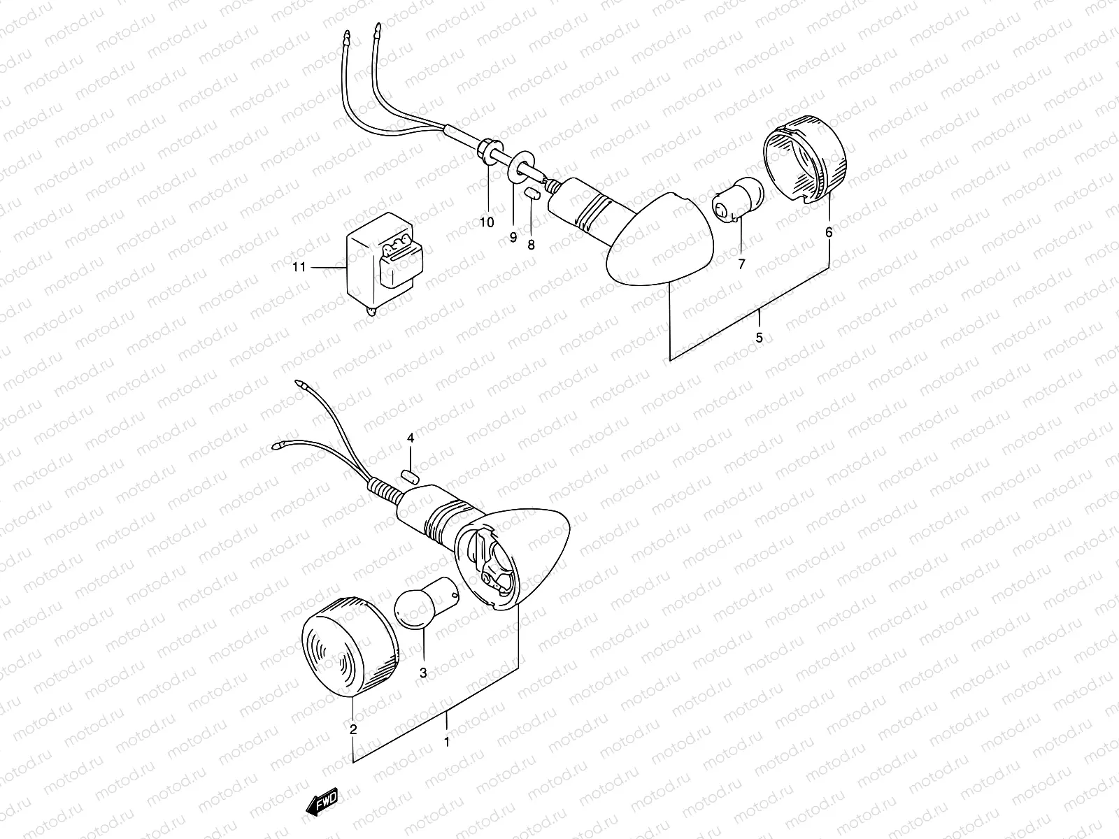 28 - TURN SIGNAL LAMP
