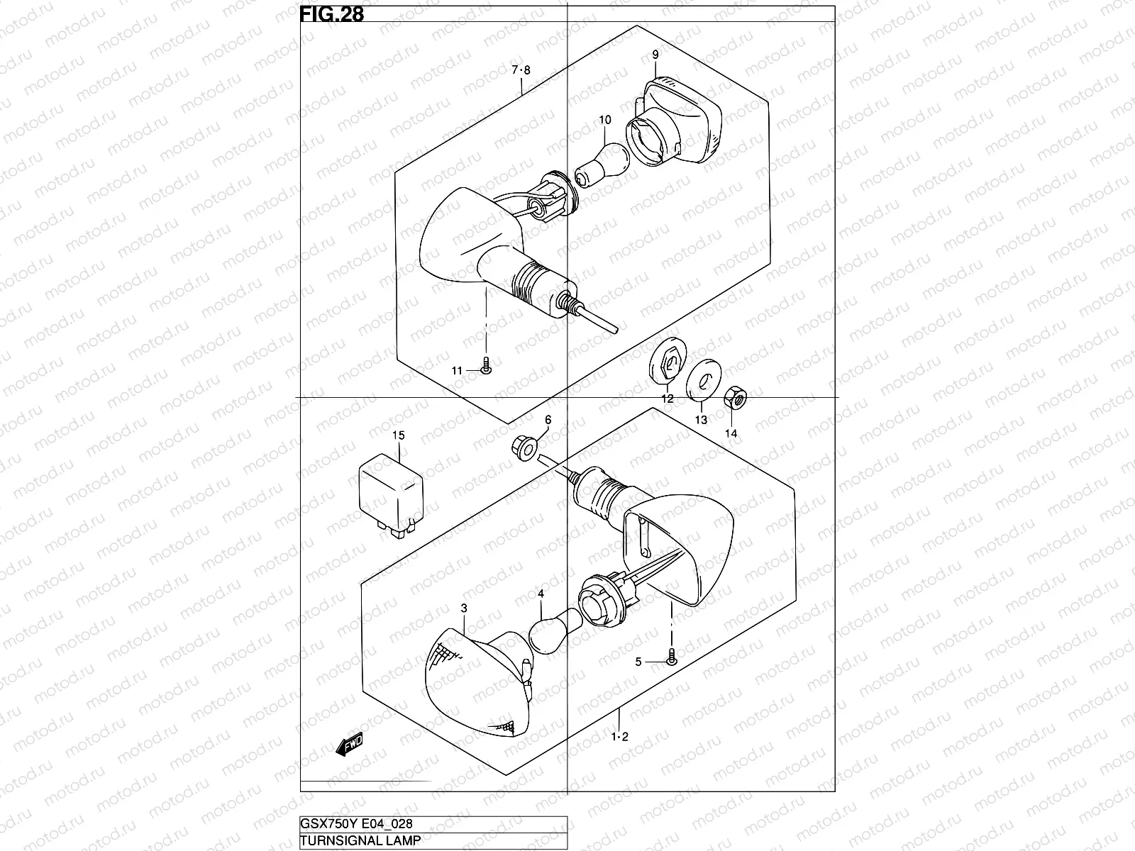 28 - TURN SIGNAL LAMP