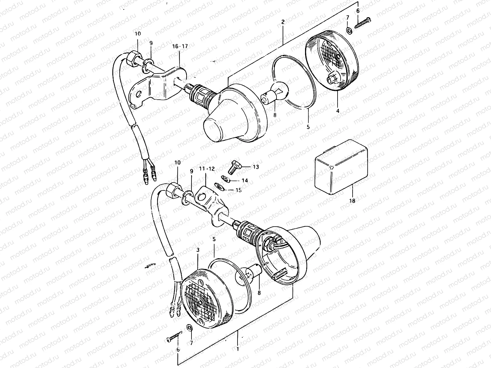 28 - TURN SIGNAL LAMP (E02, E15)