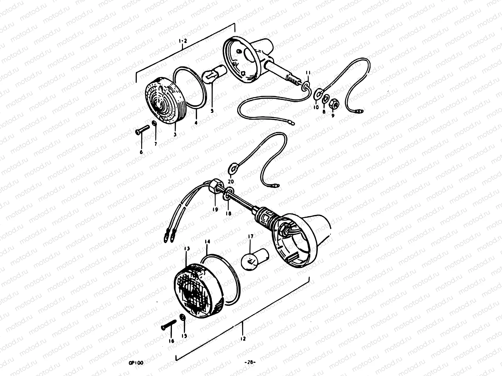 28 - TURN SIGNAL LAMP (E14)