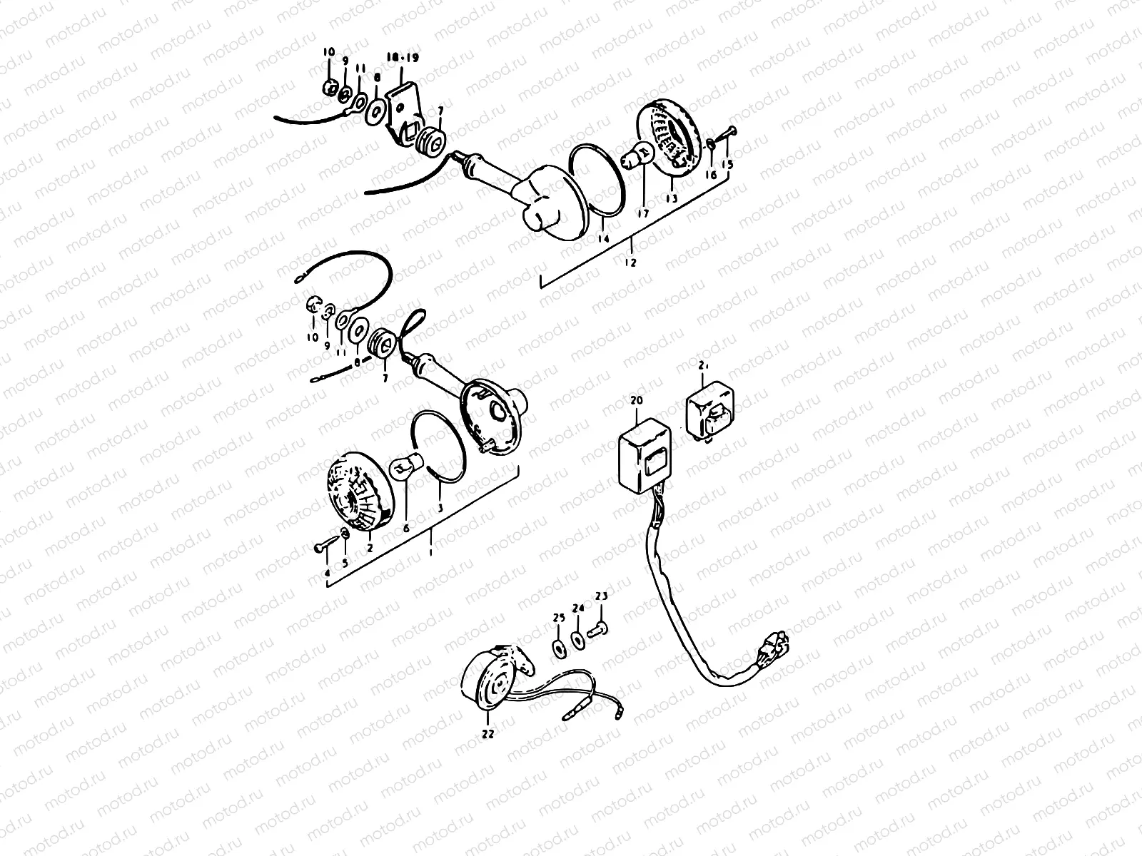 28 - TURN SIGNAL LAMP (E18, E26)