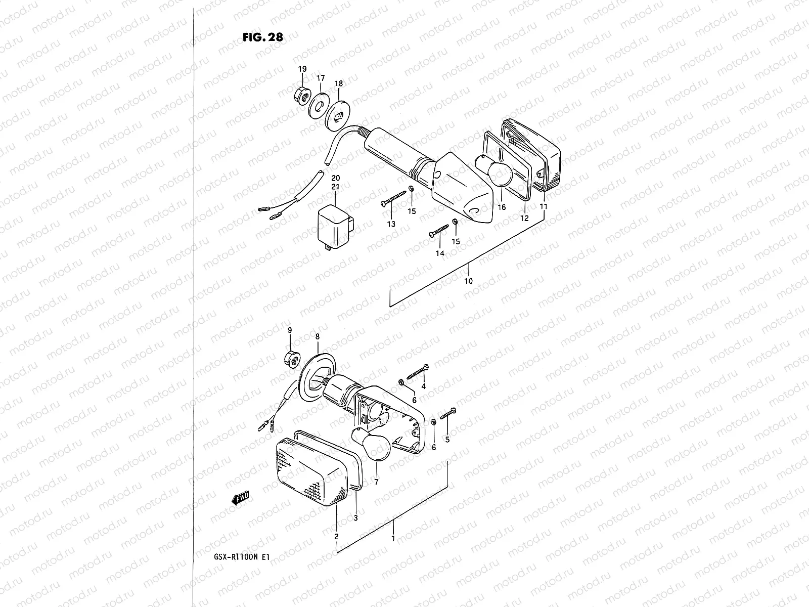 28 - TURNSIGNAL LAMP