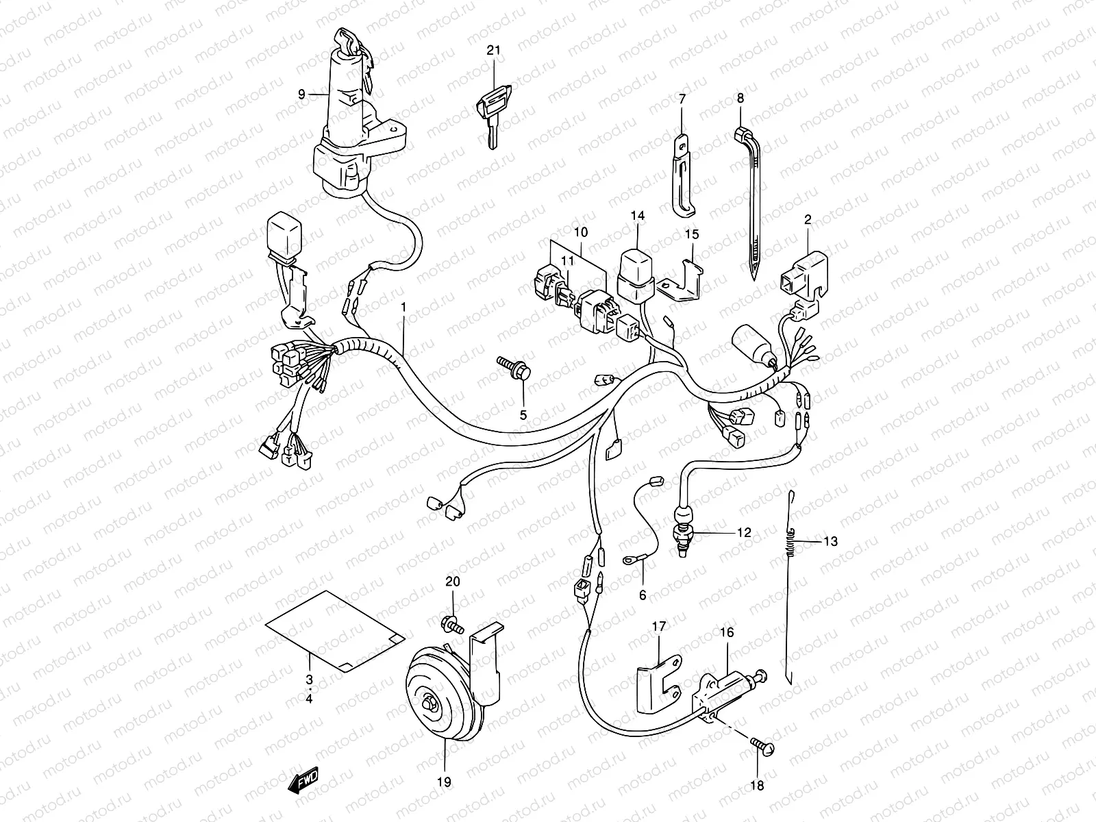 28 - WIRING HARNESS (MODEL R/S)
