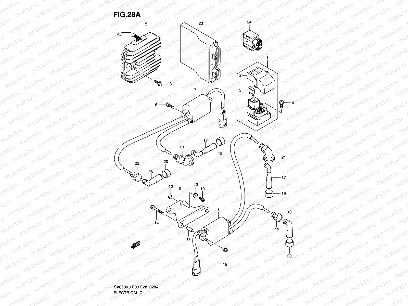 28A - ELECTRICAL (MODEL K7)