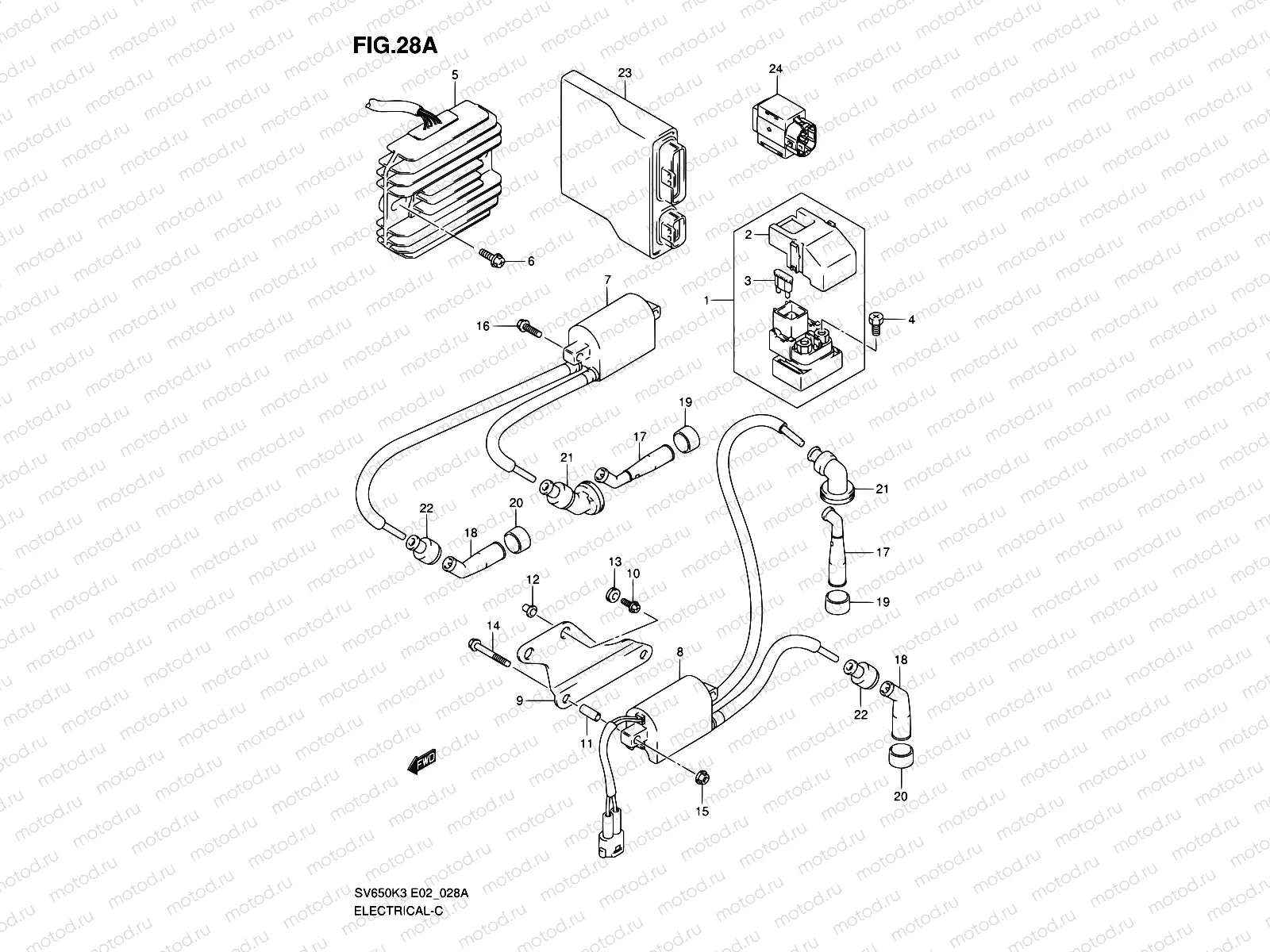 28A - ELECTRICAL (MODEL K7)