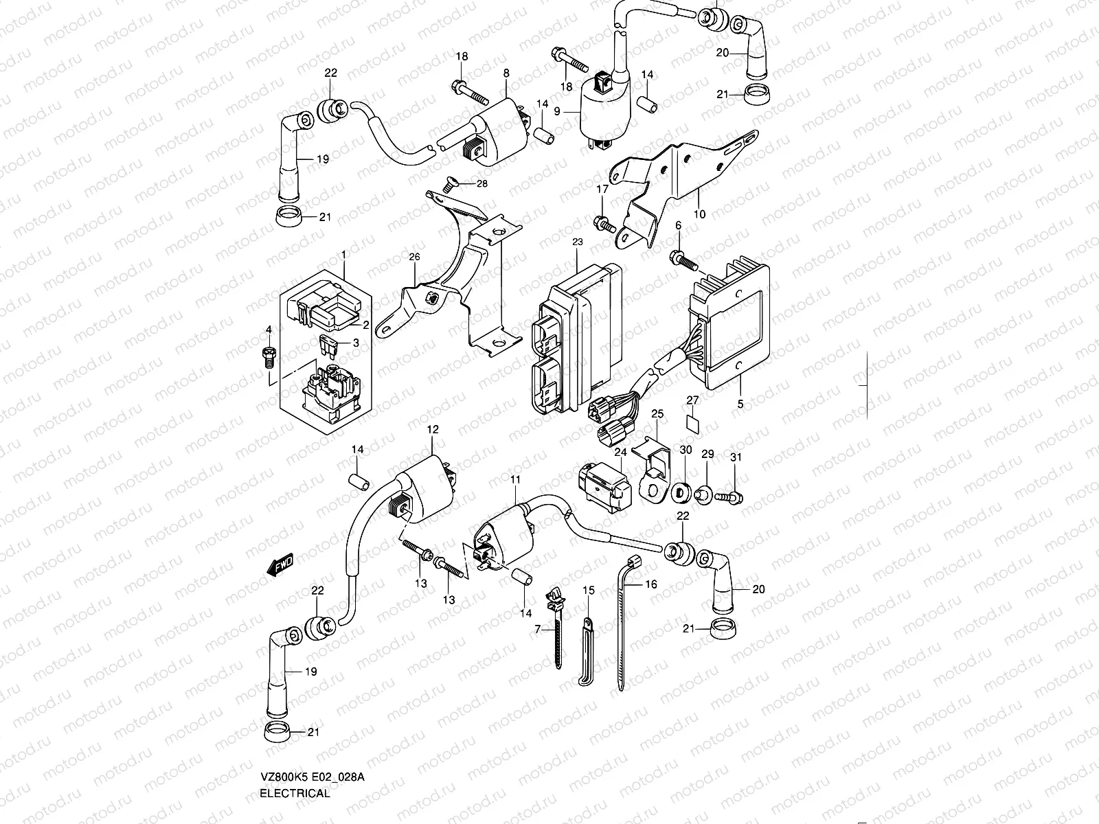 28A - ELECTRICAL (MODEL K9)