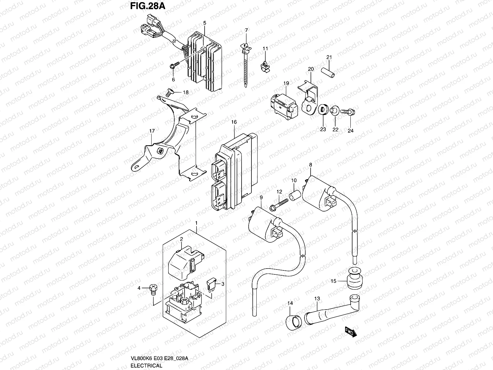 28A - ELECTRICAL (MODEL K9/L0 E03/E28)