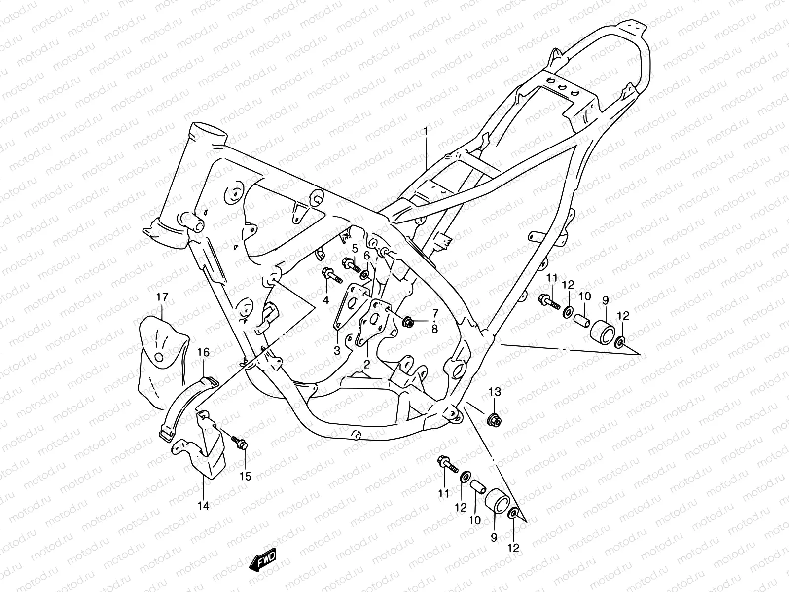 28A - FRAME (MODEL R)