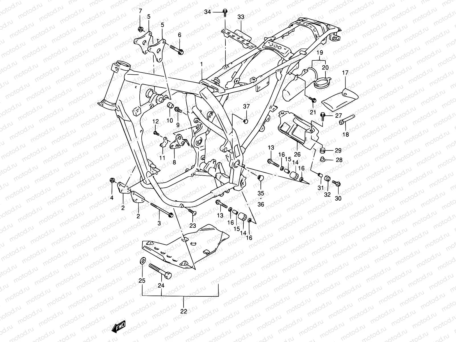 28A - FRAME (MODEL X/Y)