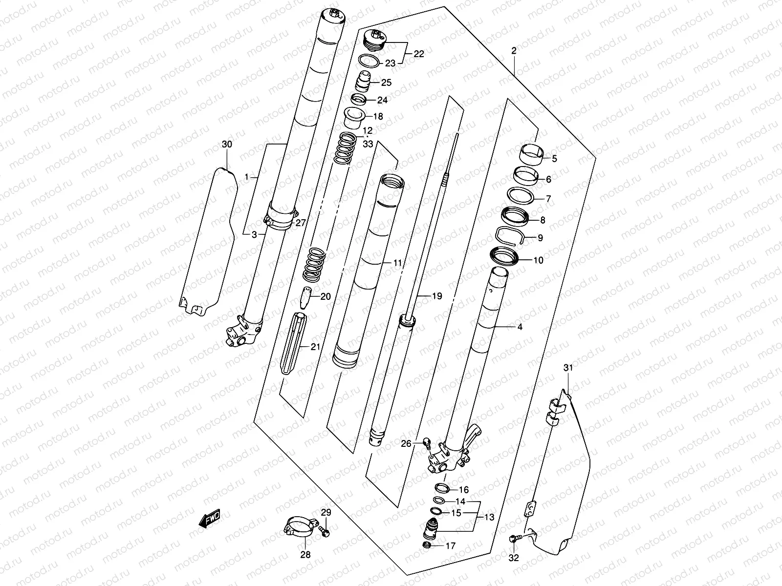 28B - FRONT DAMPER (MODEL K3)