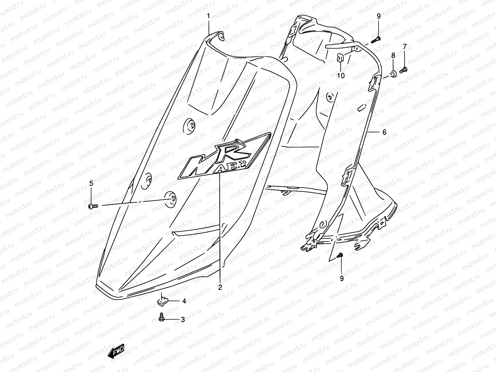 28B - LEG SHIELD (AE50RT/RV)