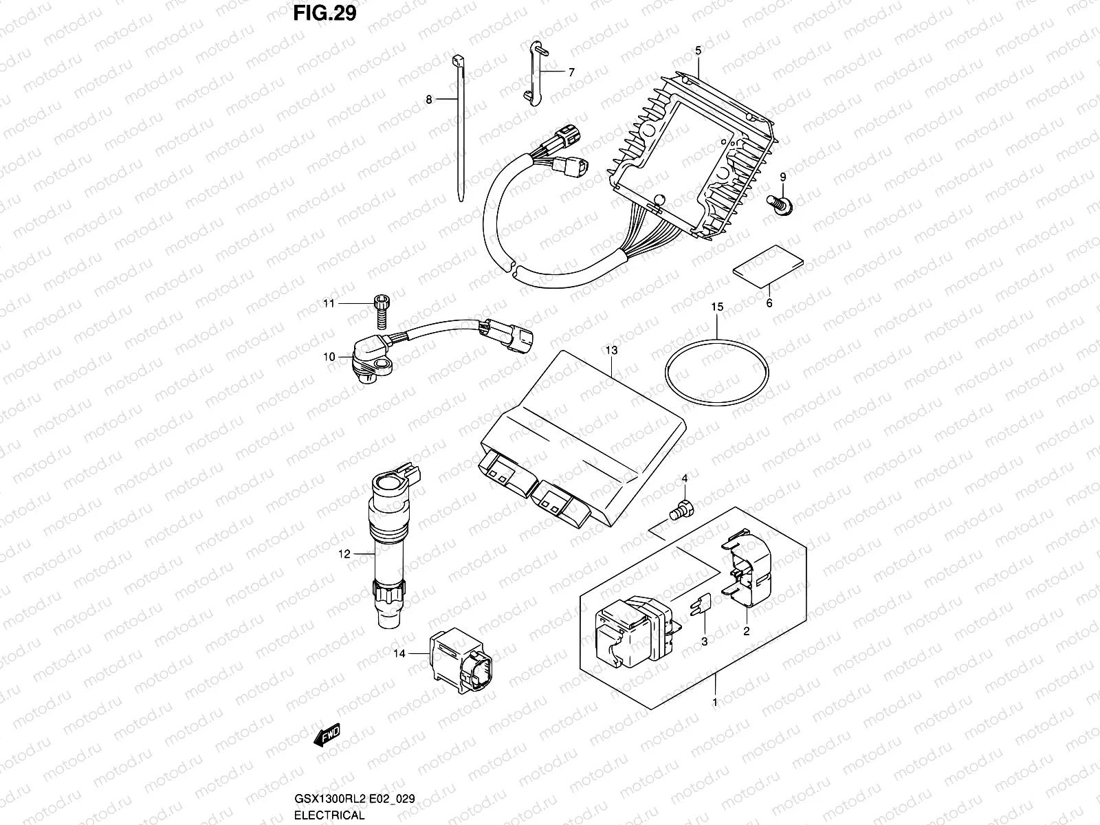 29 - ELECTRICAL (GSX1300RL2 E19)