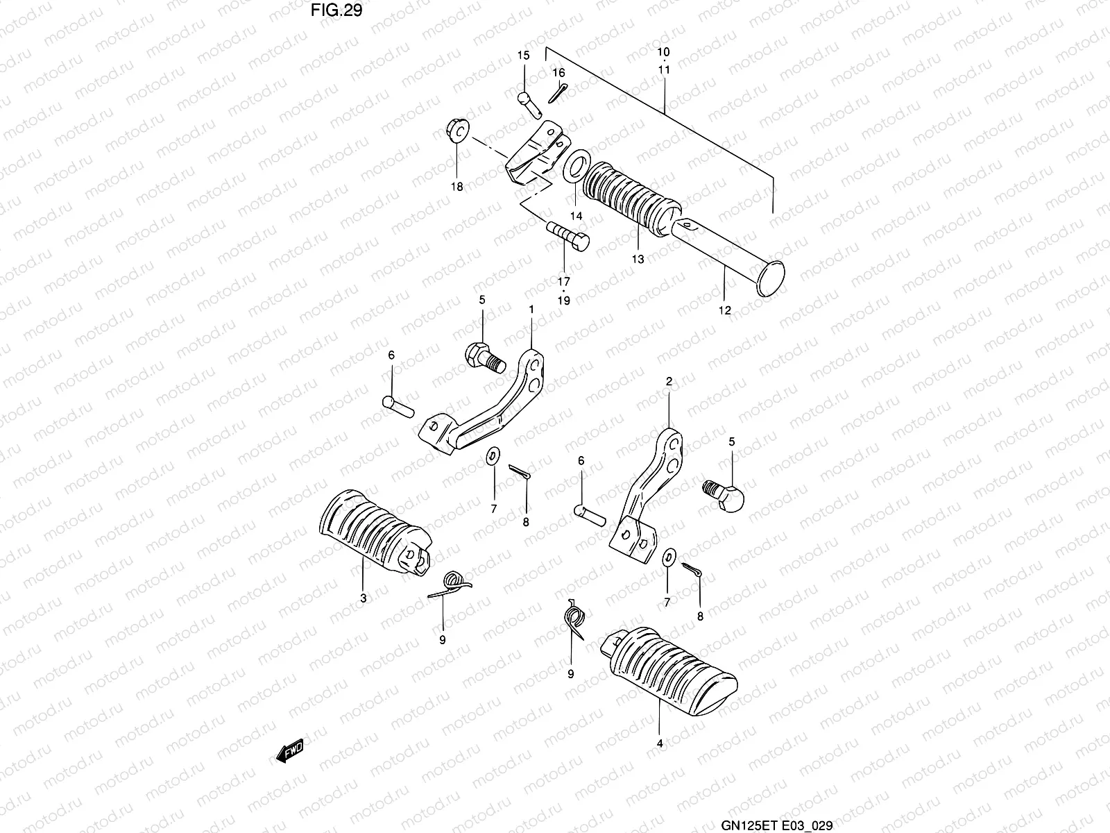 29 - FOOTREST