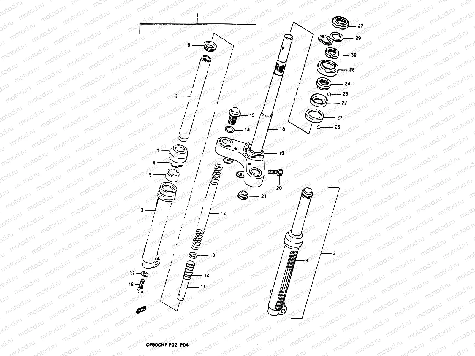 29 - FOURCHE AVANT