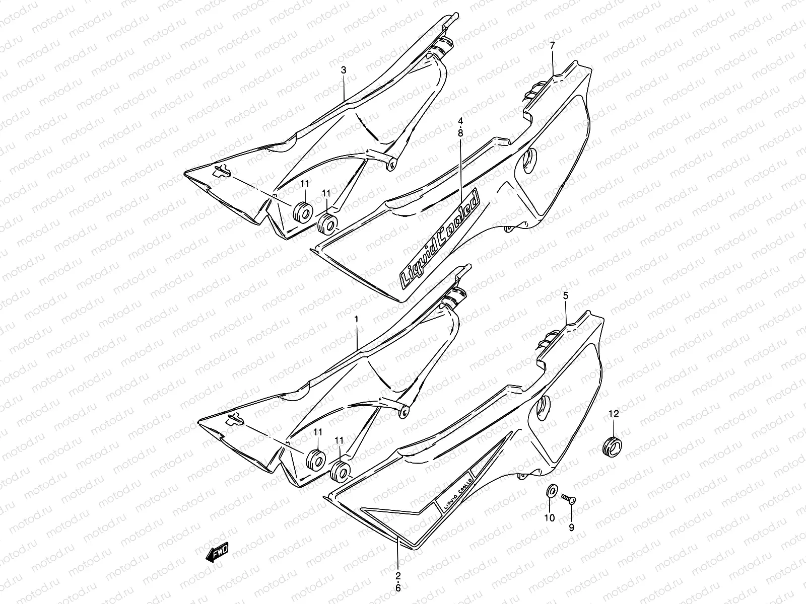 29 - FRAME COVER (MODEL D/E)