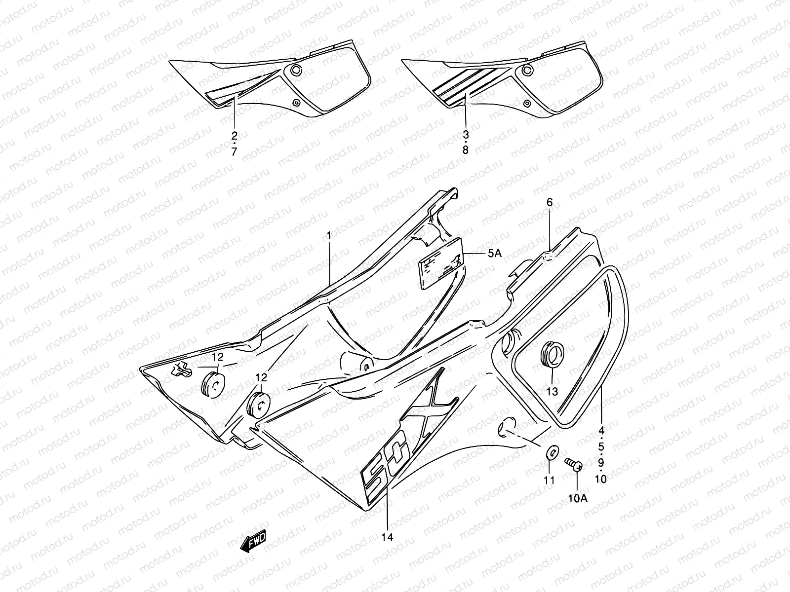 29 - FRAME COVER (MODEL E/G/H/J)