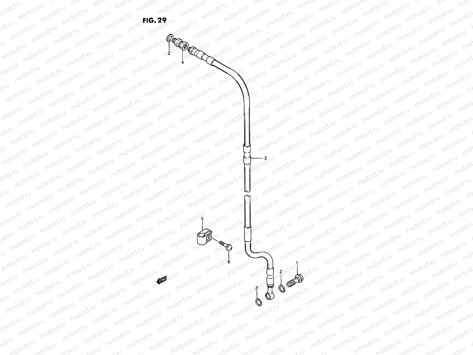 29 - FRONT BRAKE HOSE