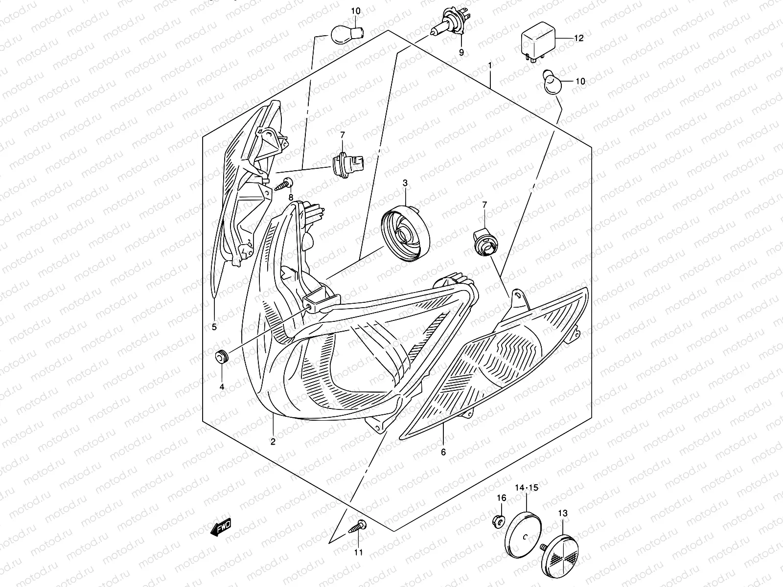 29 - FRONT COMBINATION LAMP (E24)