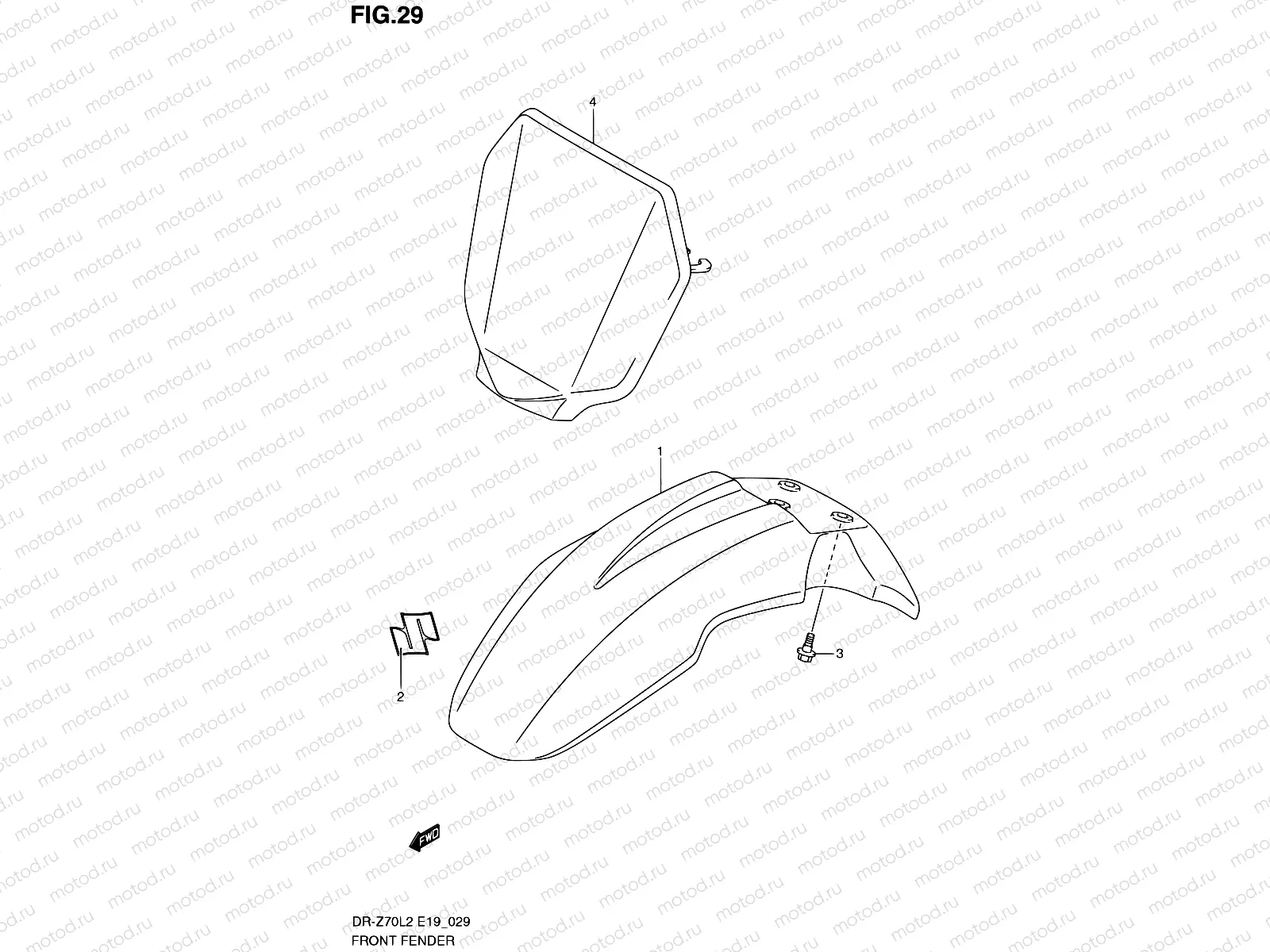 29 - FRONT FENDER