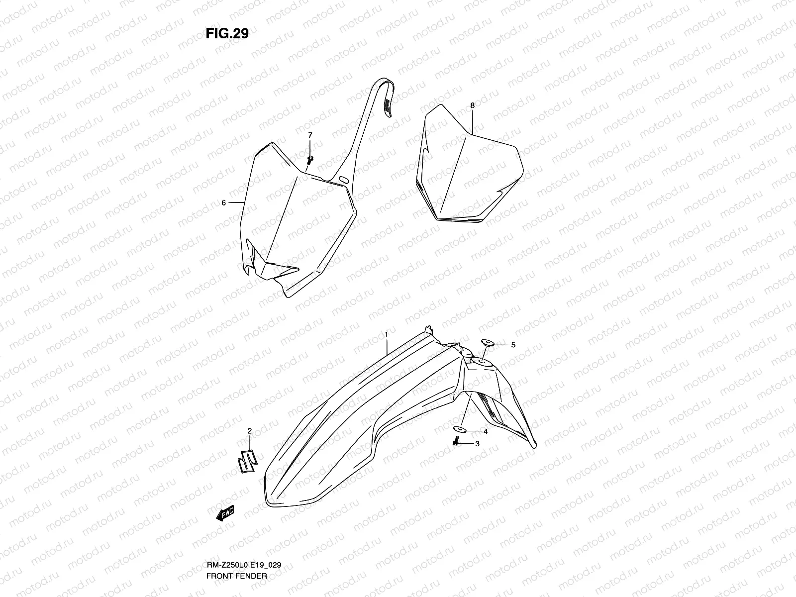 29 - FRONT FENDER