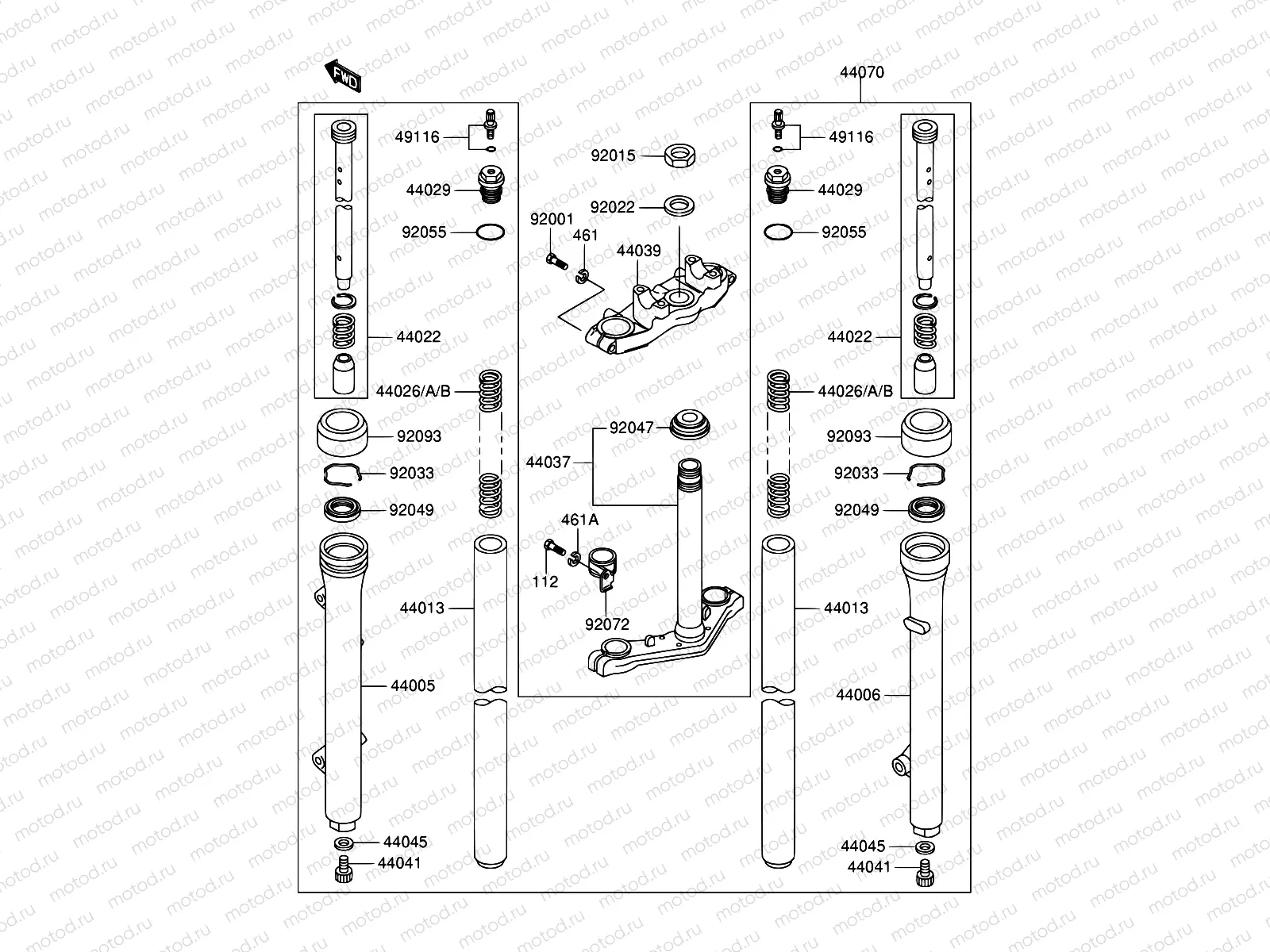 29 - FRONT FORK