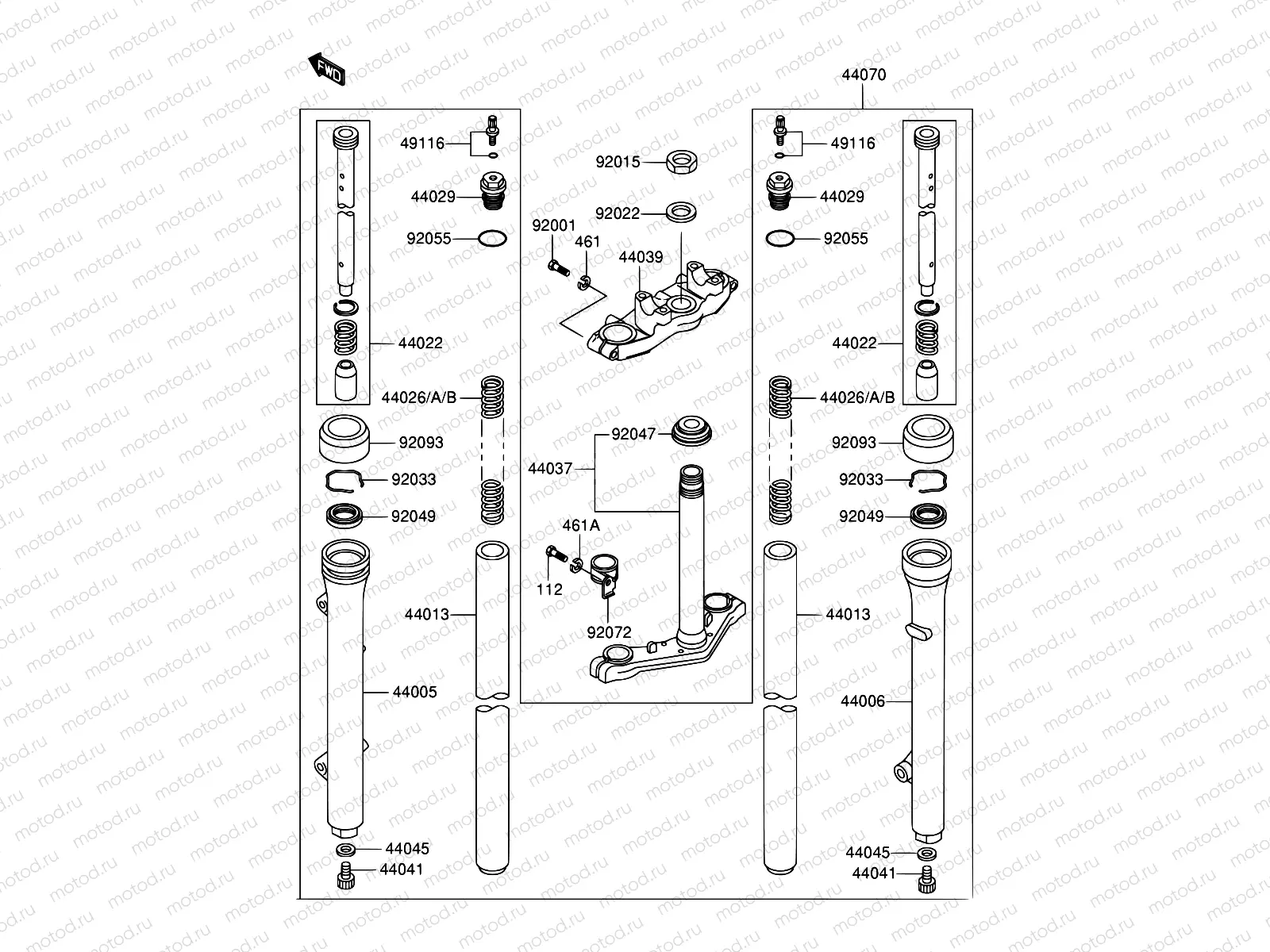 29 - FRONT FORK