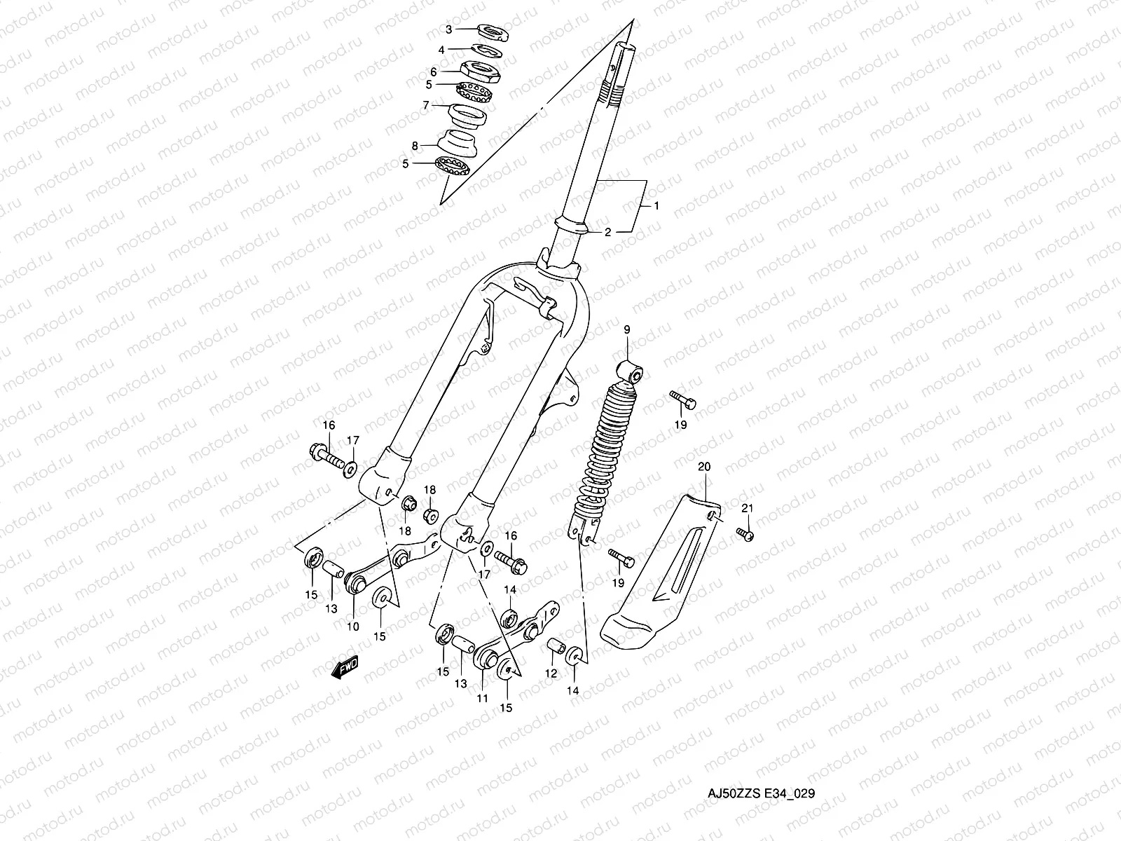 29 - FRONT FORK