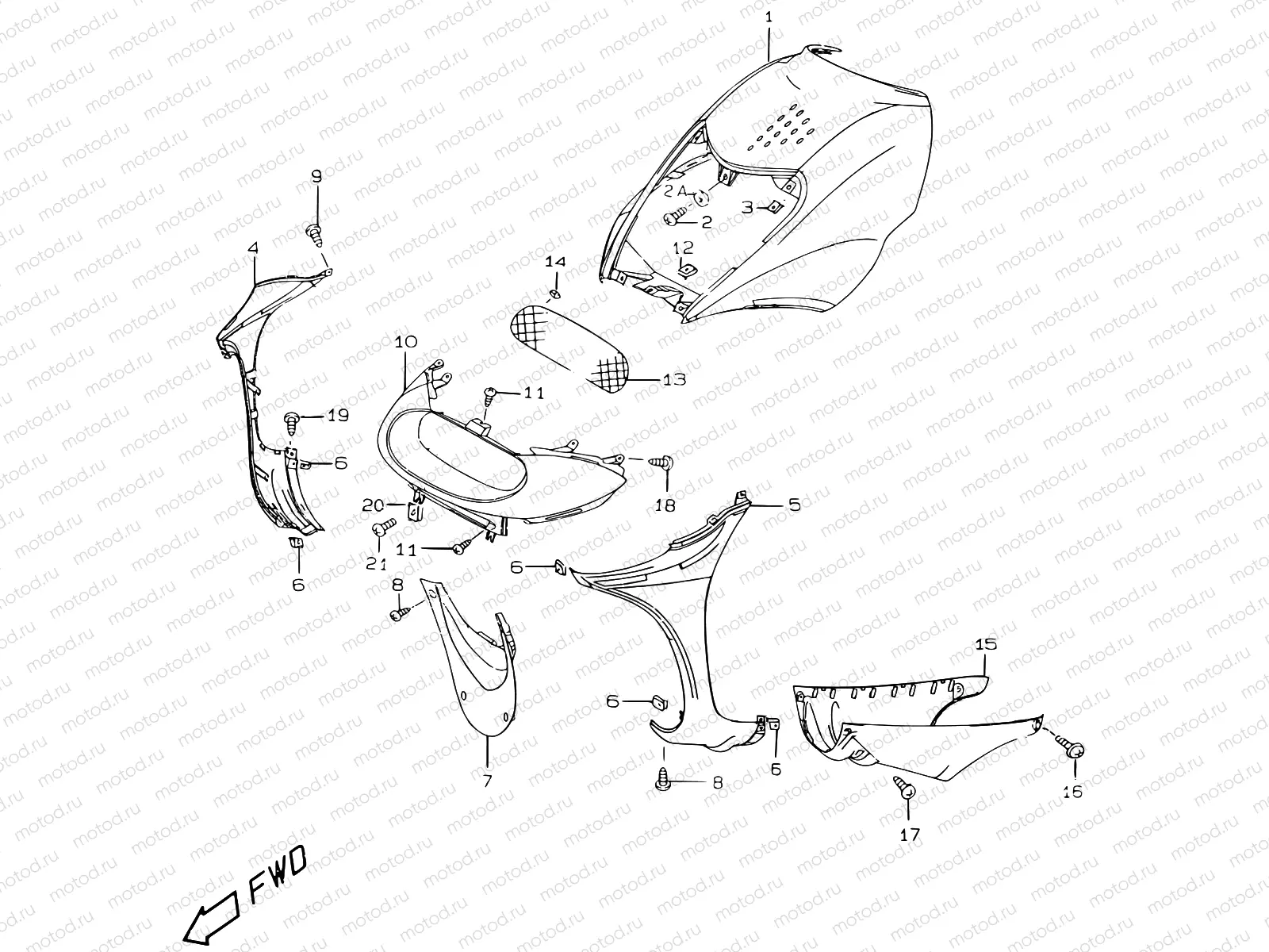 29 - FRONT LEG SHIELD