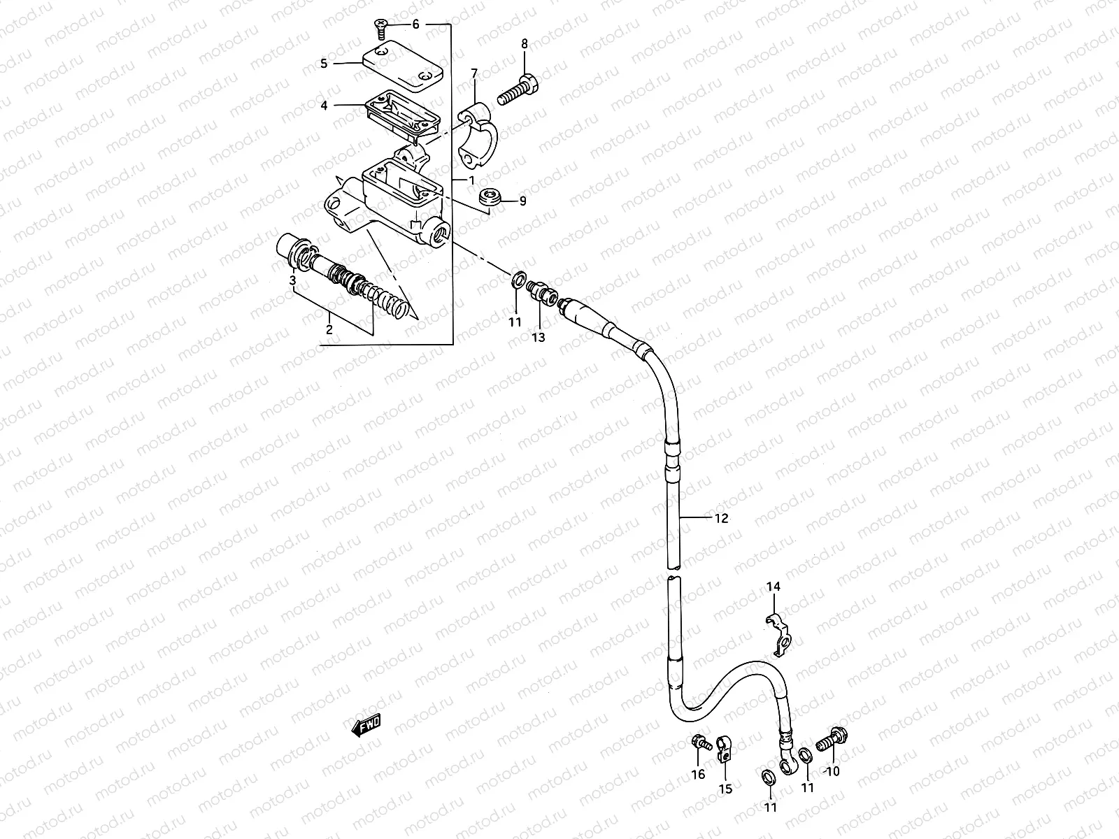 29 - FRONT MASTER CYLINDER