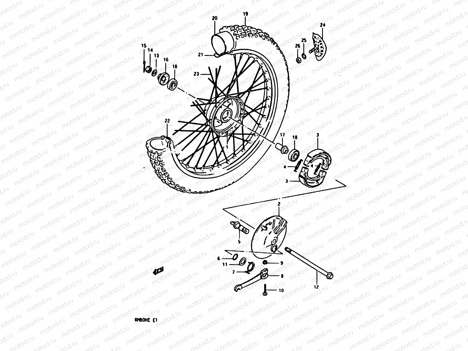 29 - FRONT WHEEL