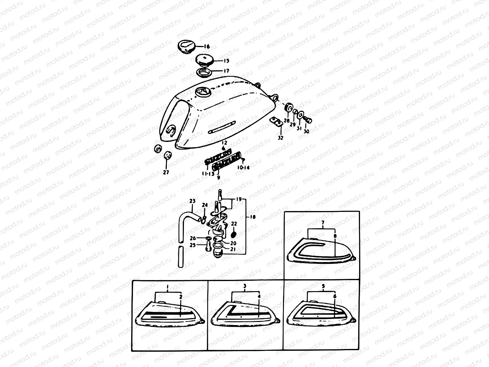 29 - FUEL TANK (A100-4,K,L,M)