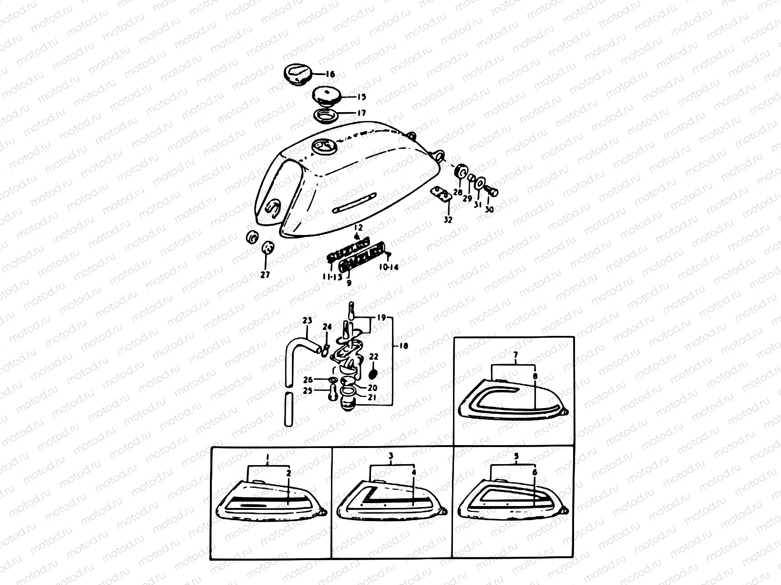 29 - FUEL TANK (A100-4,K,L,M)