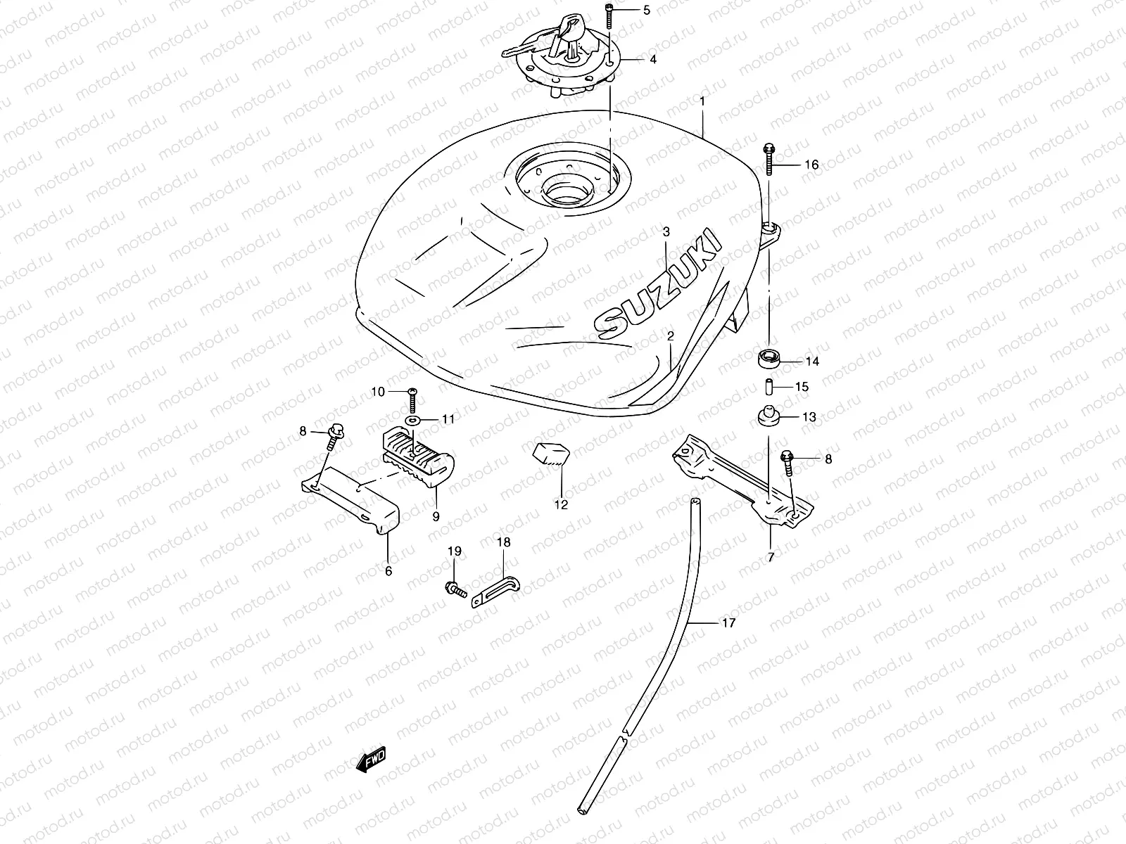 29 - FUEL TANK (FOR F9H,F9J)