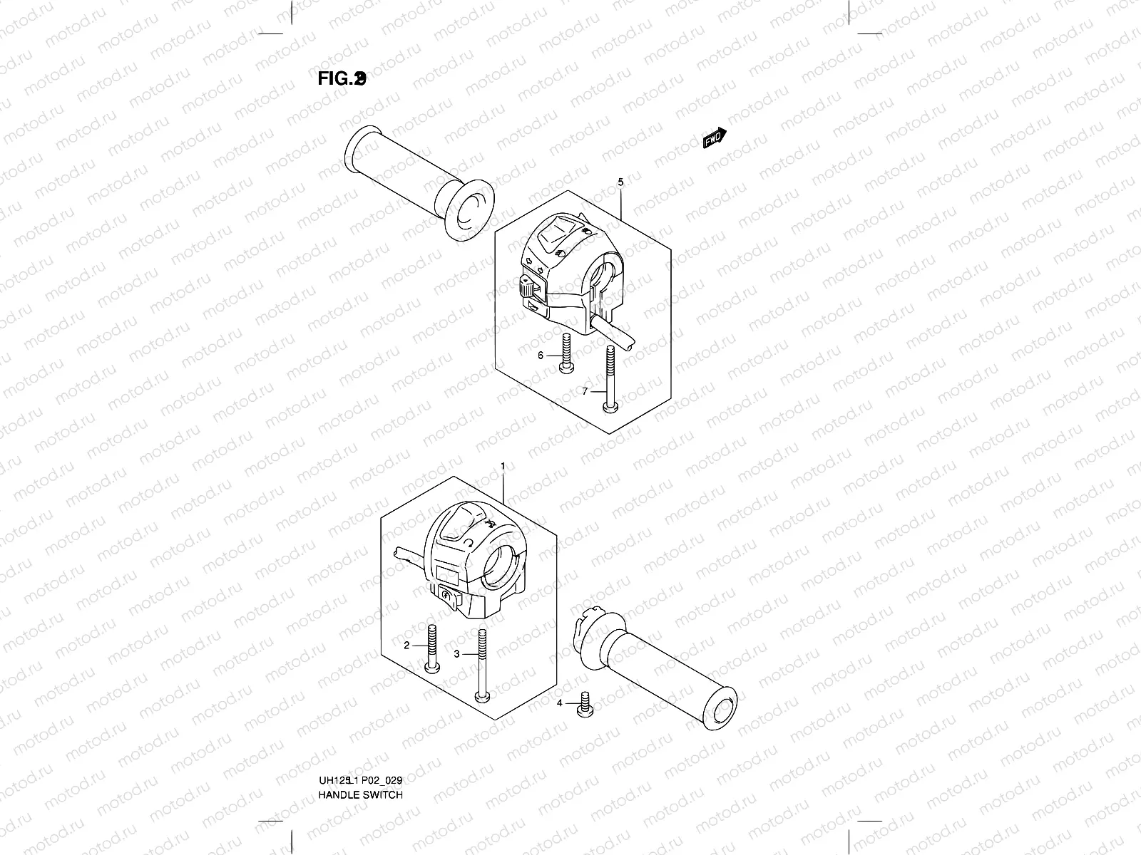 29 - HANDLE SWITCH