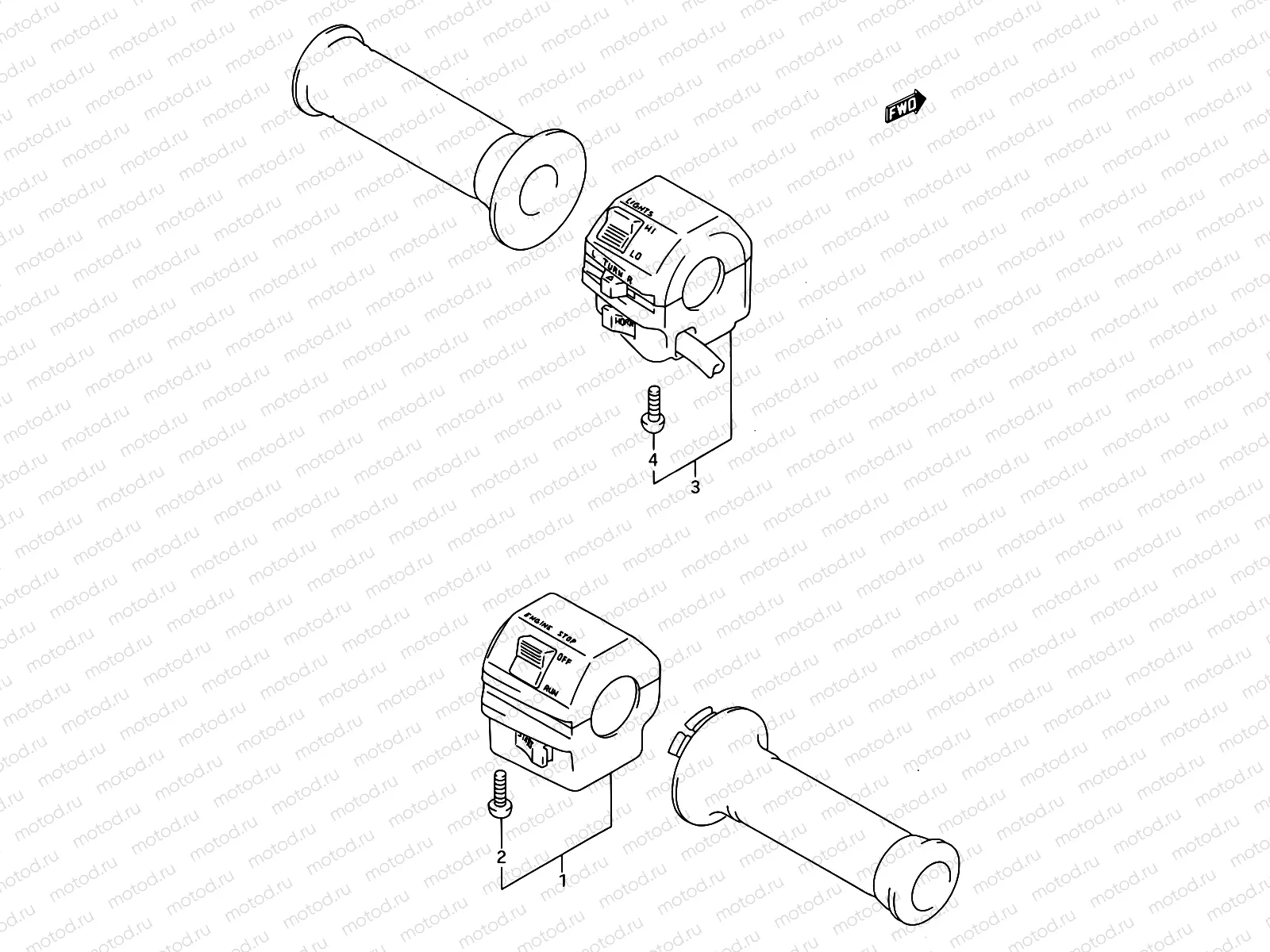 29 - HANDLE SWITCH (MODEL J)