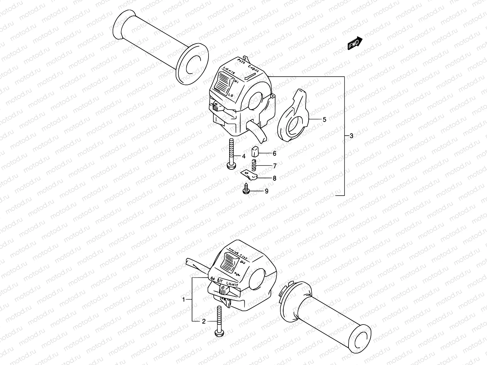 29 - HANDLE SWITCH (MODEL K)