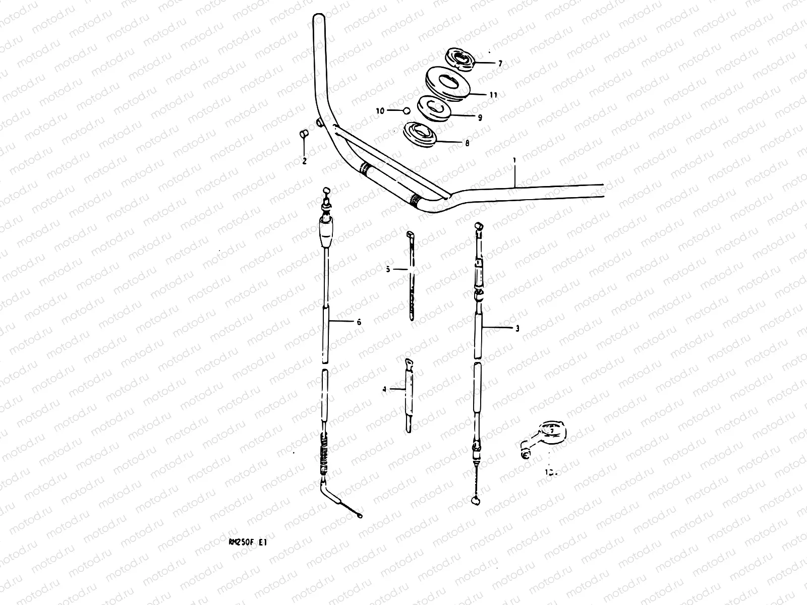 29 - HANDLEBAR (MODEL F)
