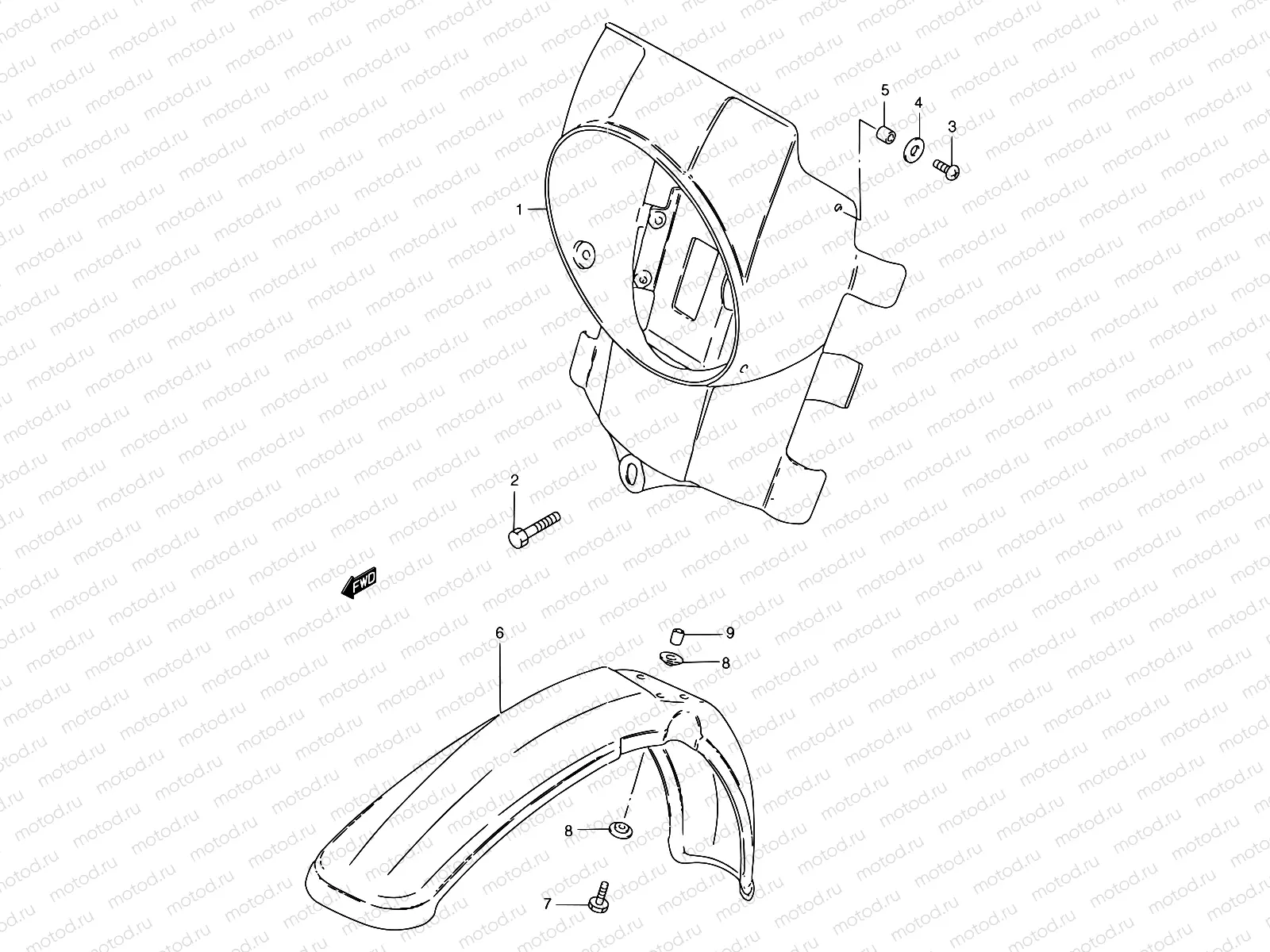 29 - HEADLAMP HOUSING (TS185ERT/ERW/ERX)